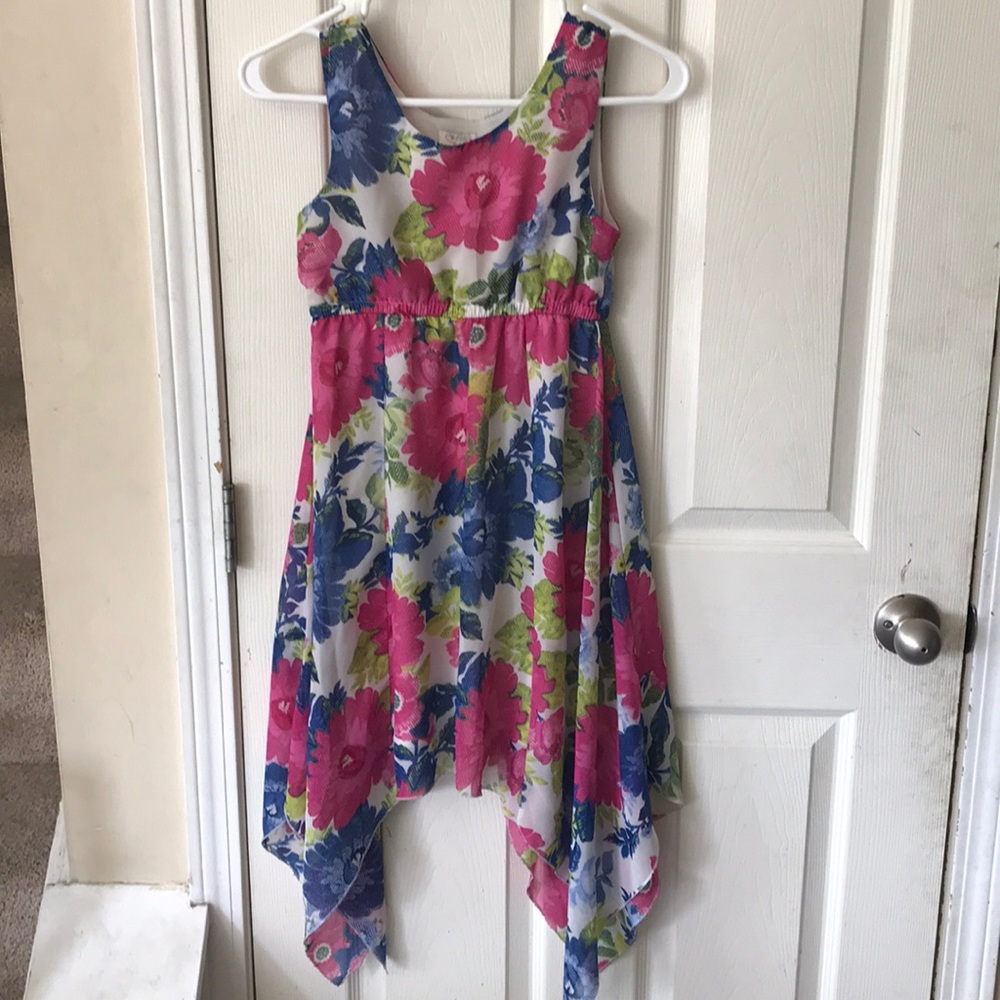 Girls Floral Sundress. Size 10/12